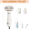 6 in 1 Dog Cat Steam Brush with Dryer - Pet Grooming Spray Brush for Shedding, Drying, Massaging, Deodorizing