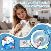 Pet Steam Brush for Dogs & Cats,5-in-1 Self-Cleaning Dog Steam Brush with 3 Swap-in Heads (Grooming, Dematting, Deshedding)